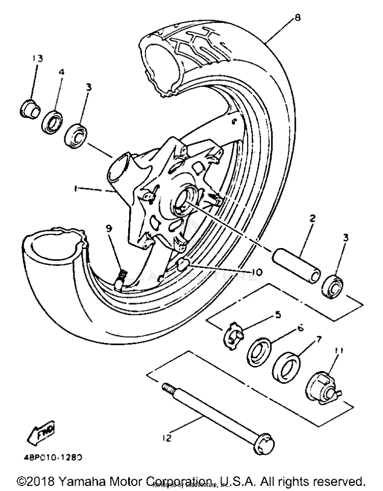 Front Wheel Schematic