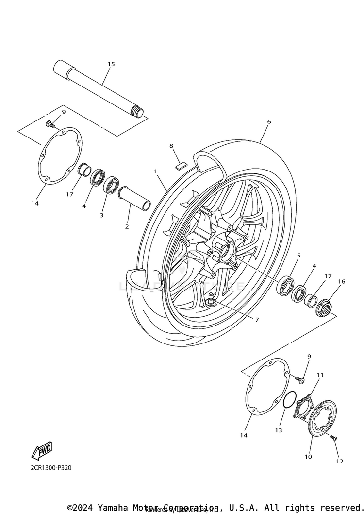 Front Wheel Schematic