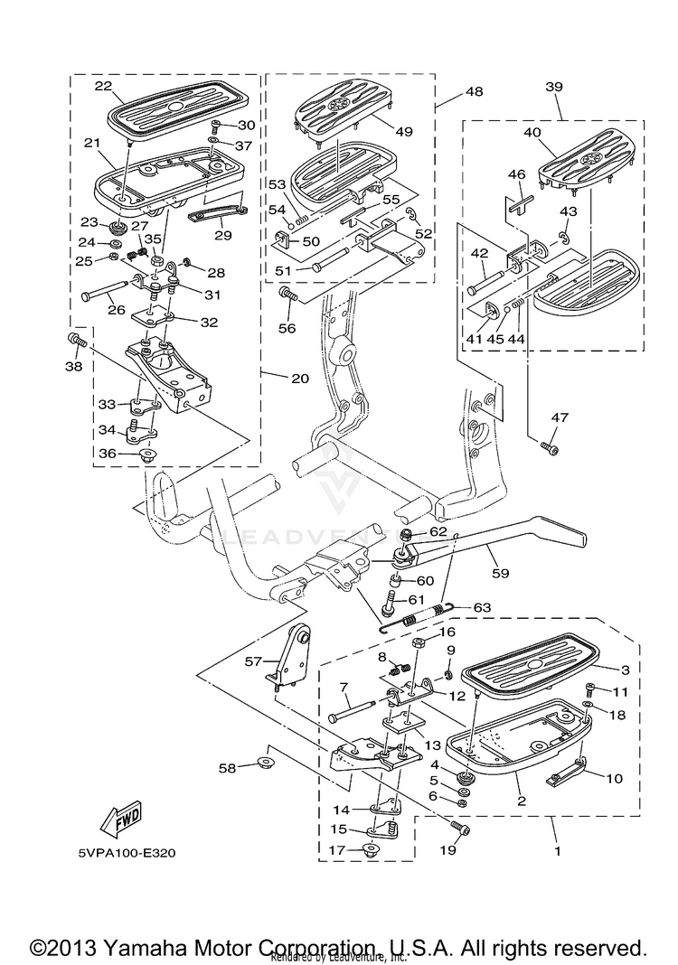 Stand Footrest Schematic