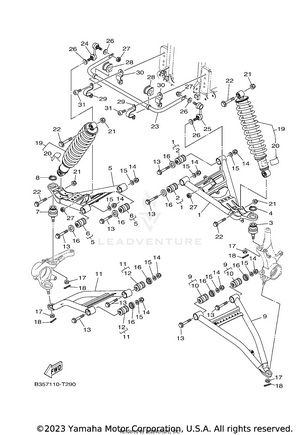 Front Suspension Wheel Schematic