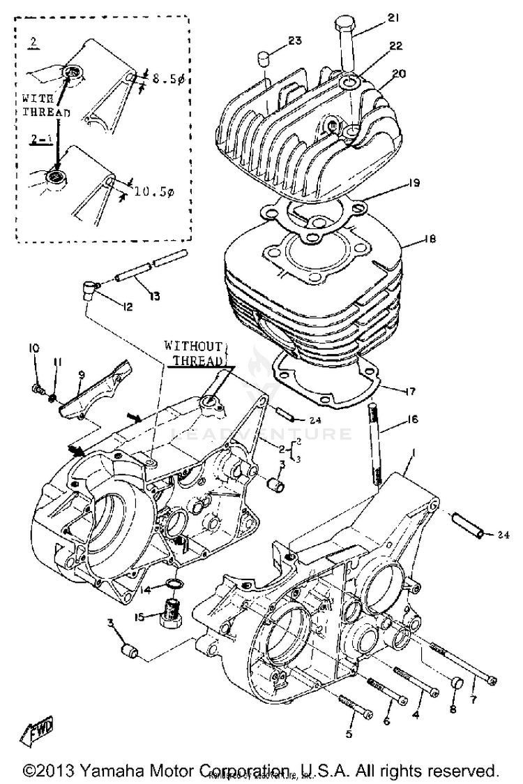 Crankcase Schematic