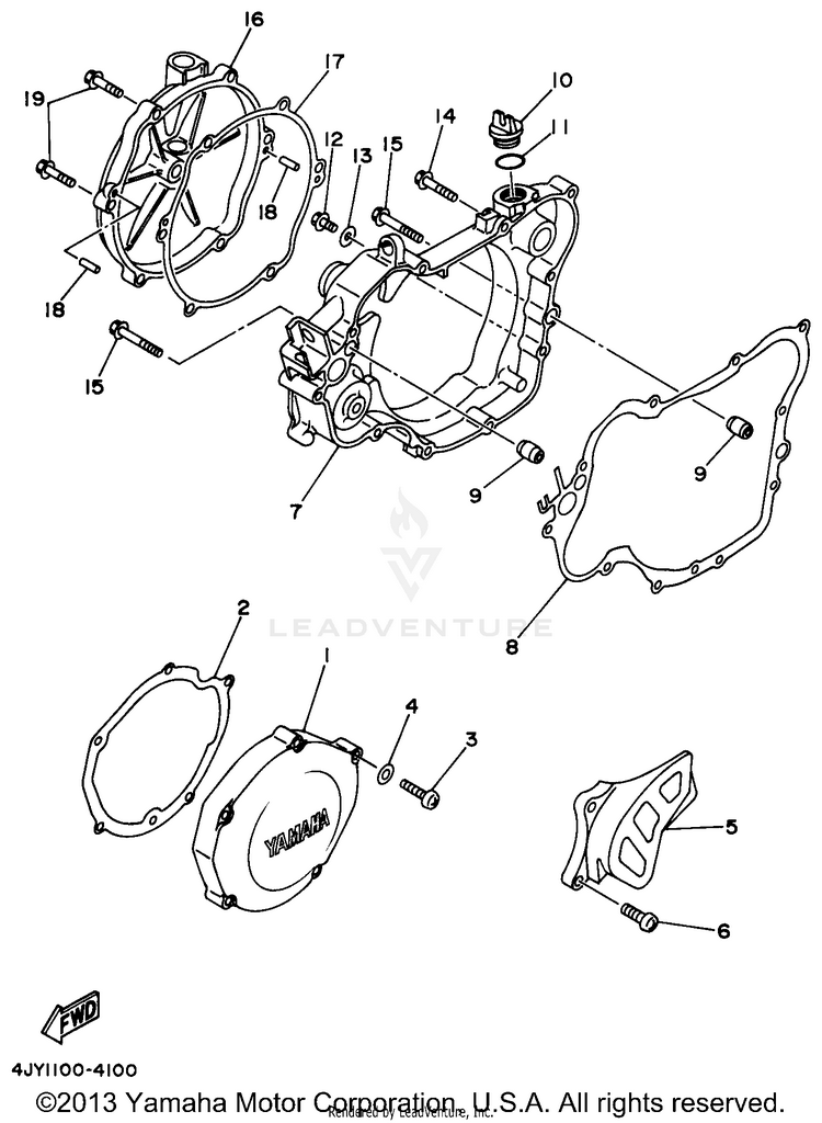 Crankcase Cover1 Schematic