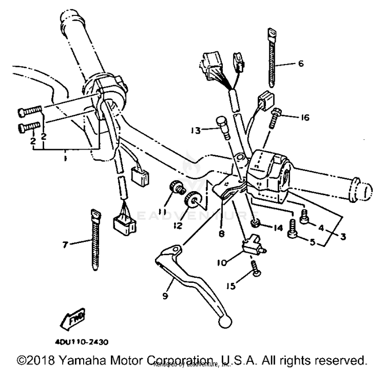Handle Switch Lever Schematic