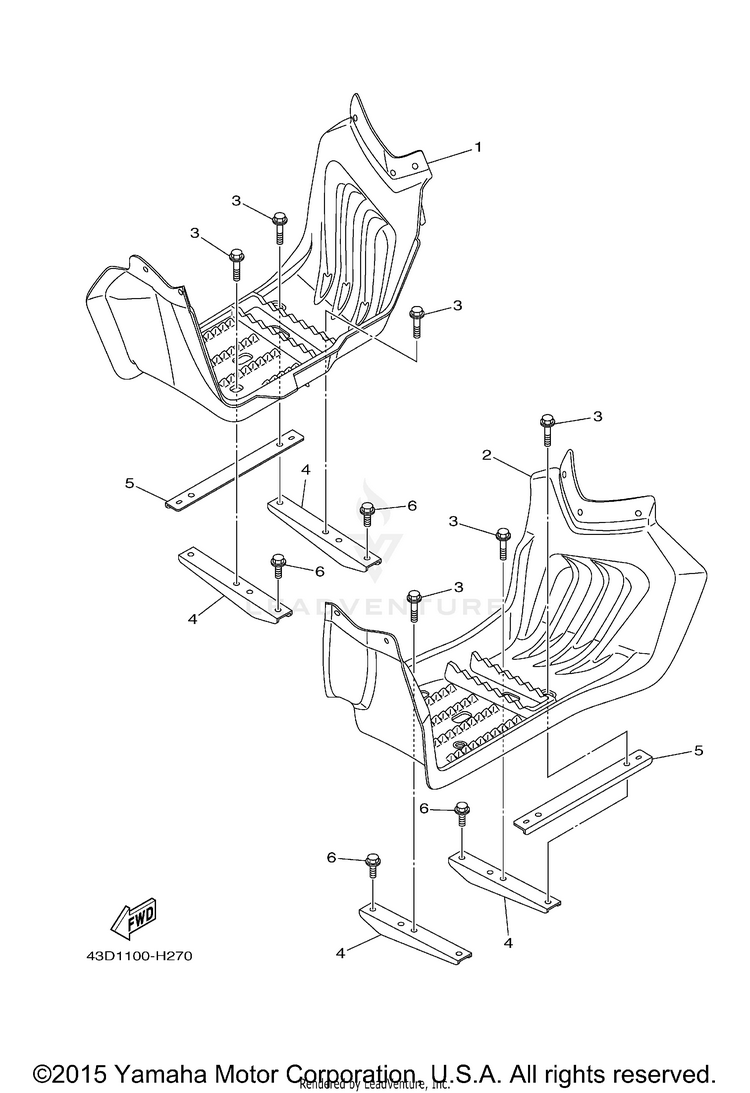 Stand Footrest Schematic