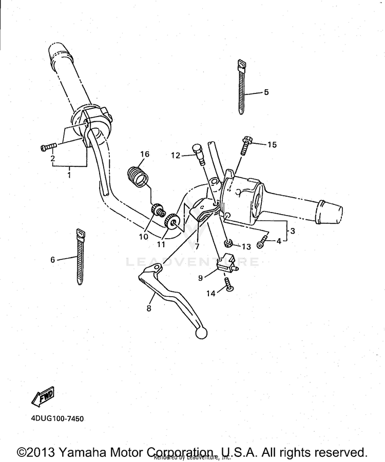 Handle Switch Lever Schematic