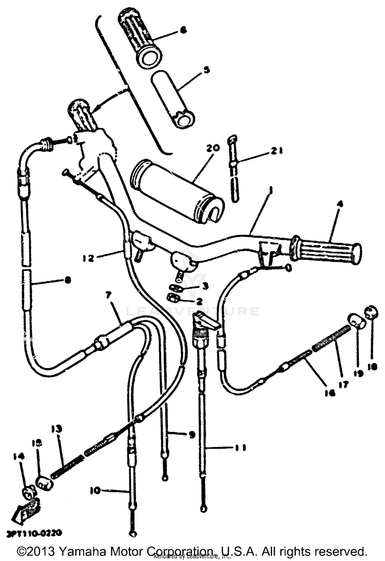 Steering Handle Cable Schematic
