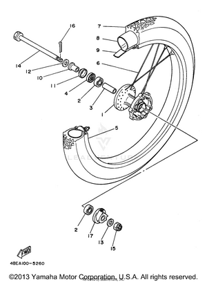 Front Wheel Schematic