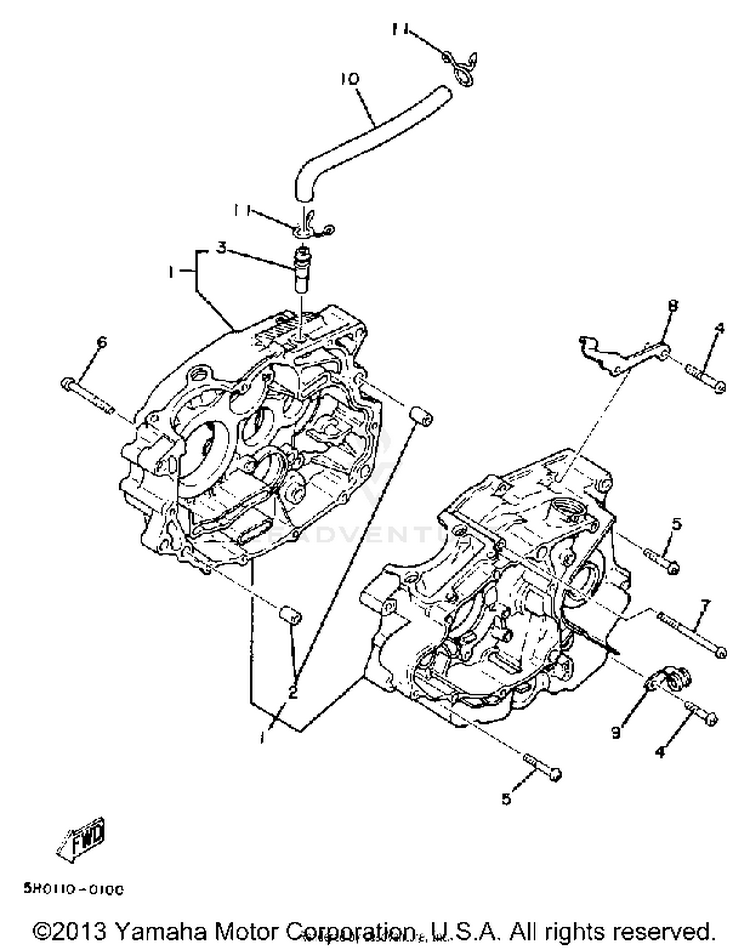 Crankcase Schematic