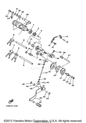 Shift Cam Fork Schematic