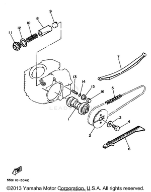 Camshaft - Chain Schematic