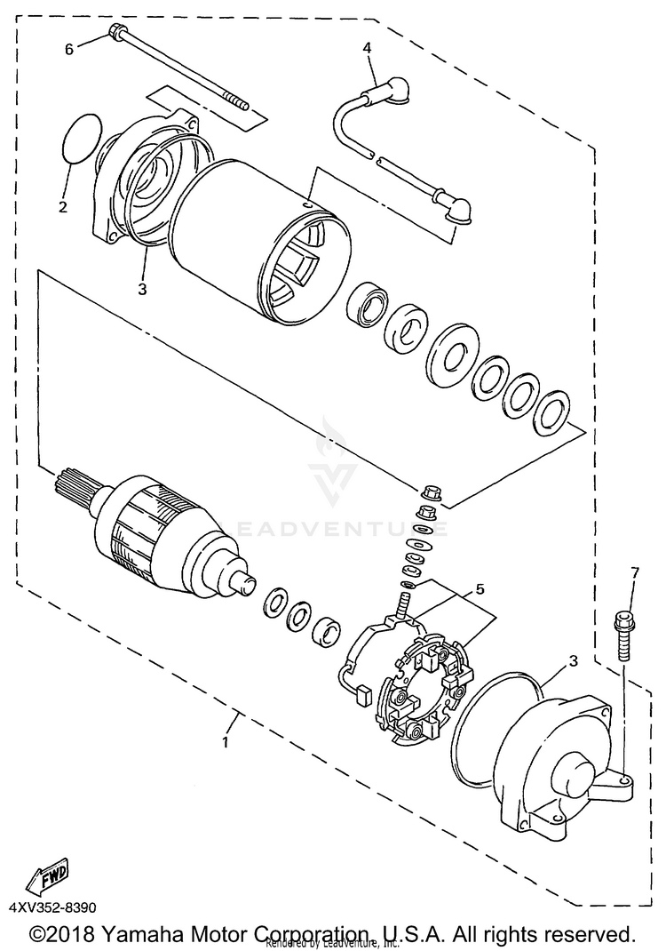 Starting Motor Schematic