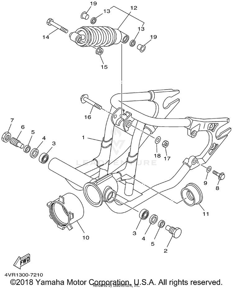 Rear Arm Suspension Schematic