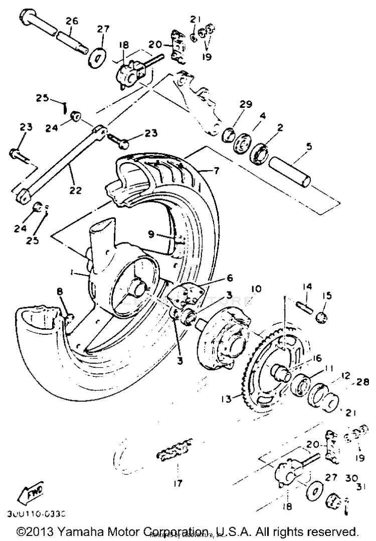 Rear Wheel Schematic