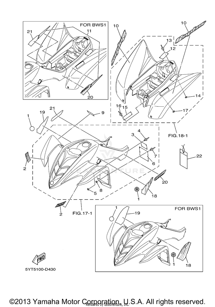 Emblem Label 1 RAPTOR 350 - YFM350RT - 2005 Schematic