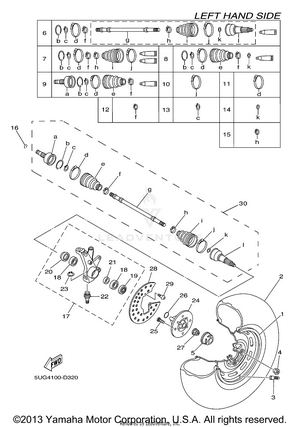 Front Wheel Schematic