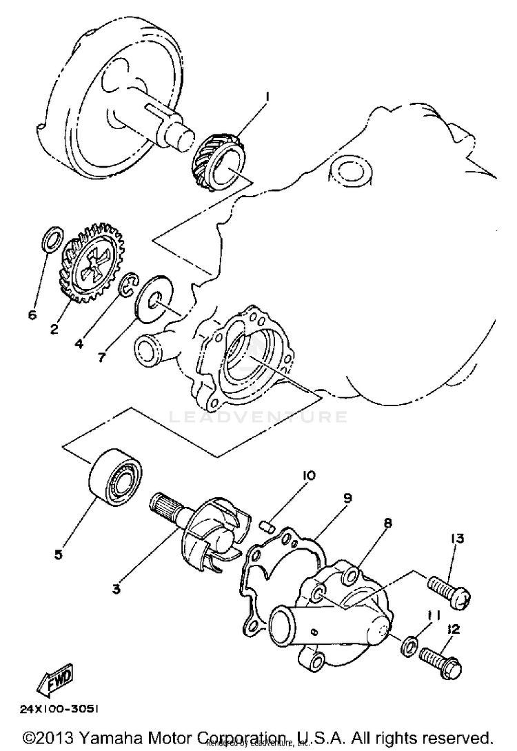Water Pump Schematic