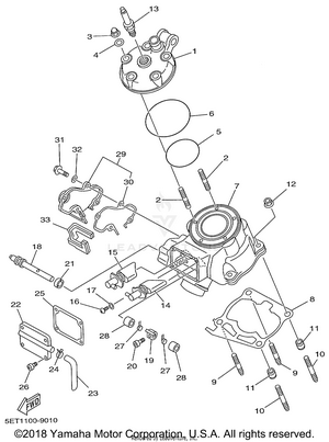 Cylinder Head Schematic