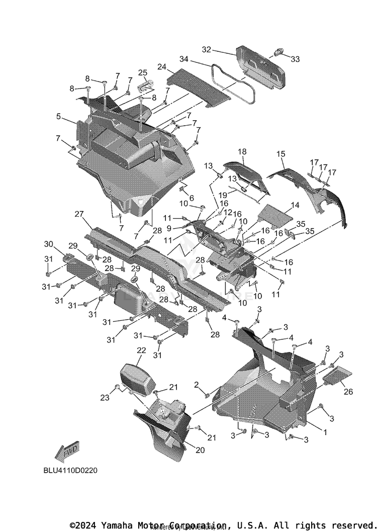 Front Fender 1 Schematic