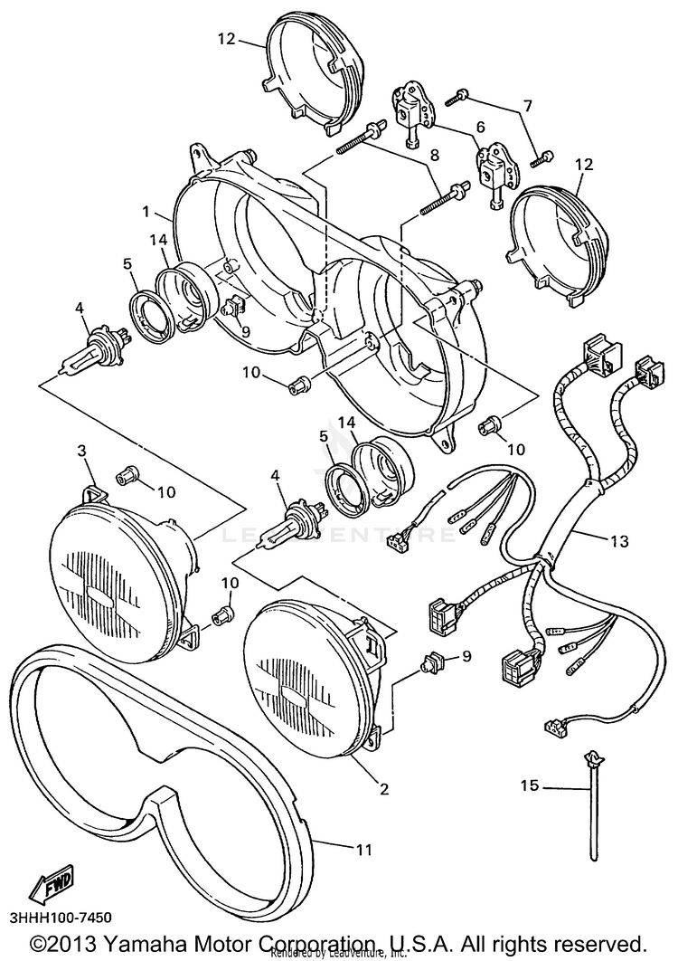 Headlight Schematic