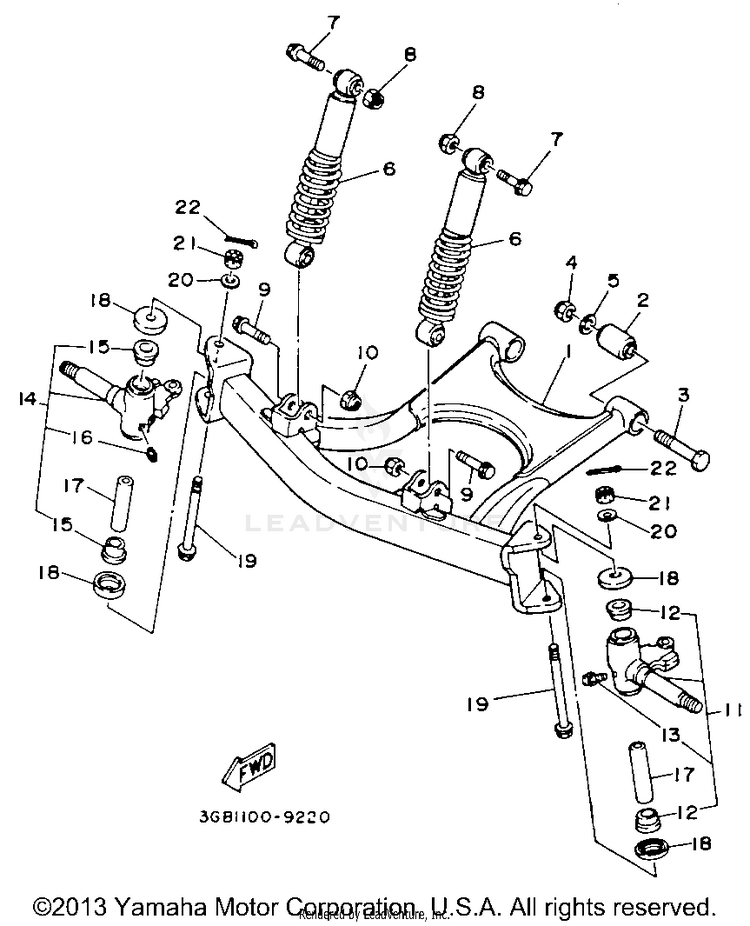 Front Suspesion - Wheel Schematic
