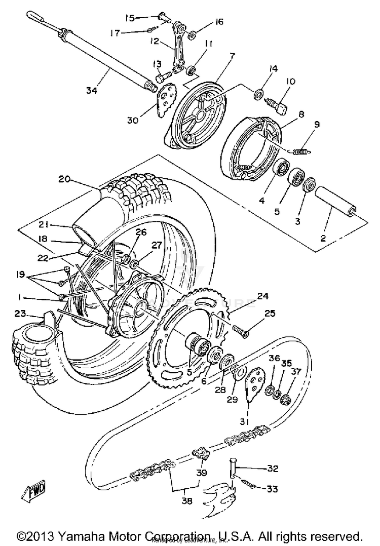 Rear Wheel Schematic
