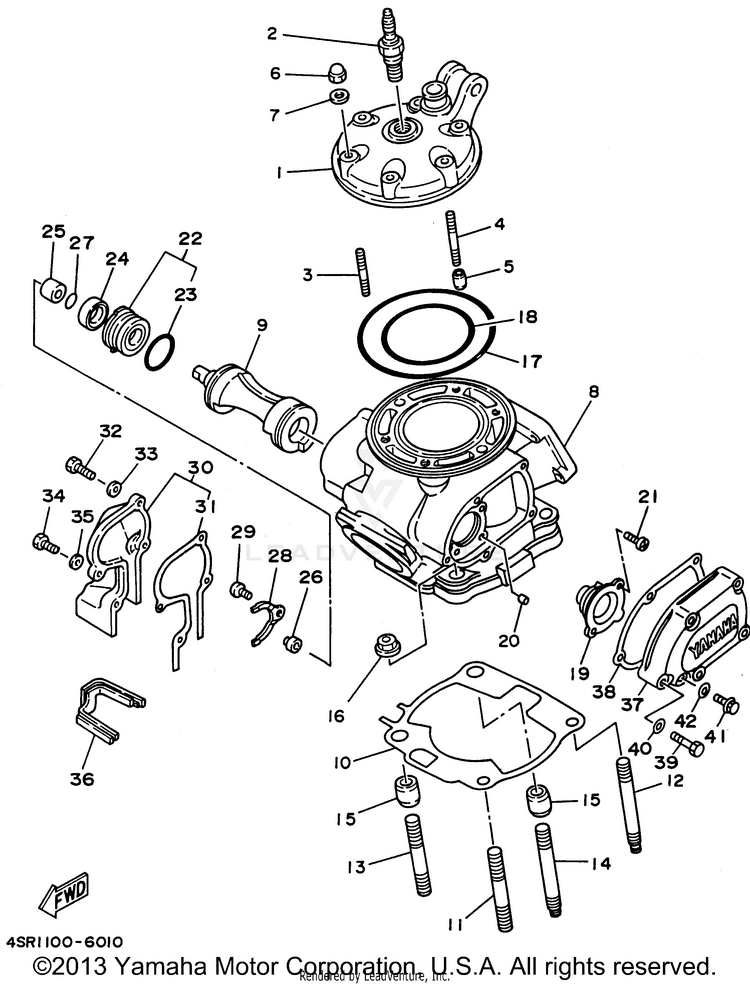 Cylinder Head Schematic