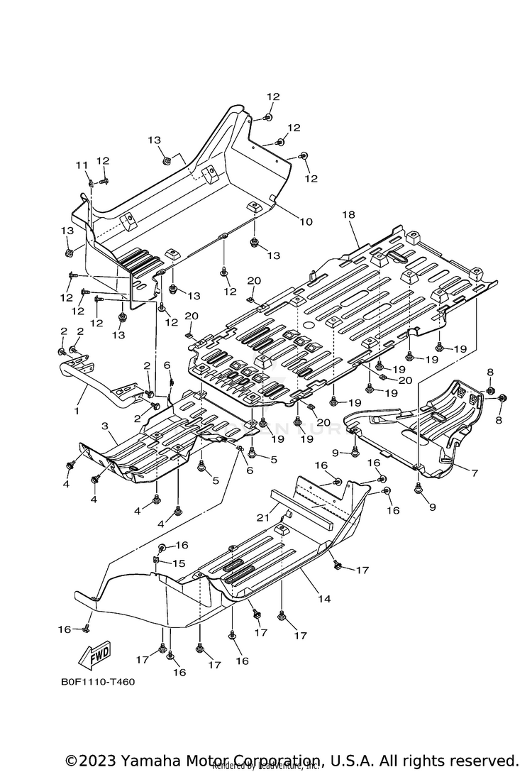 Guard YXZ1000R EPS SS SE - YXZ10YESJL - 2018 Schematic