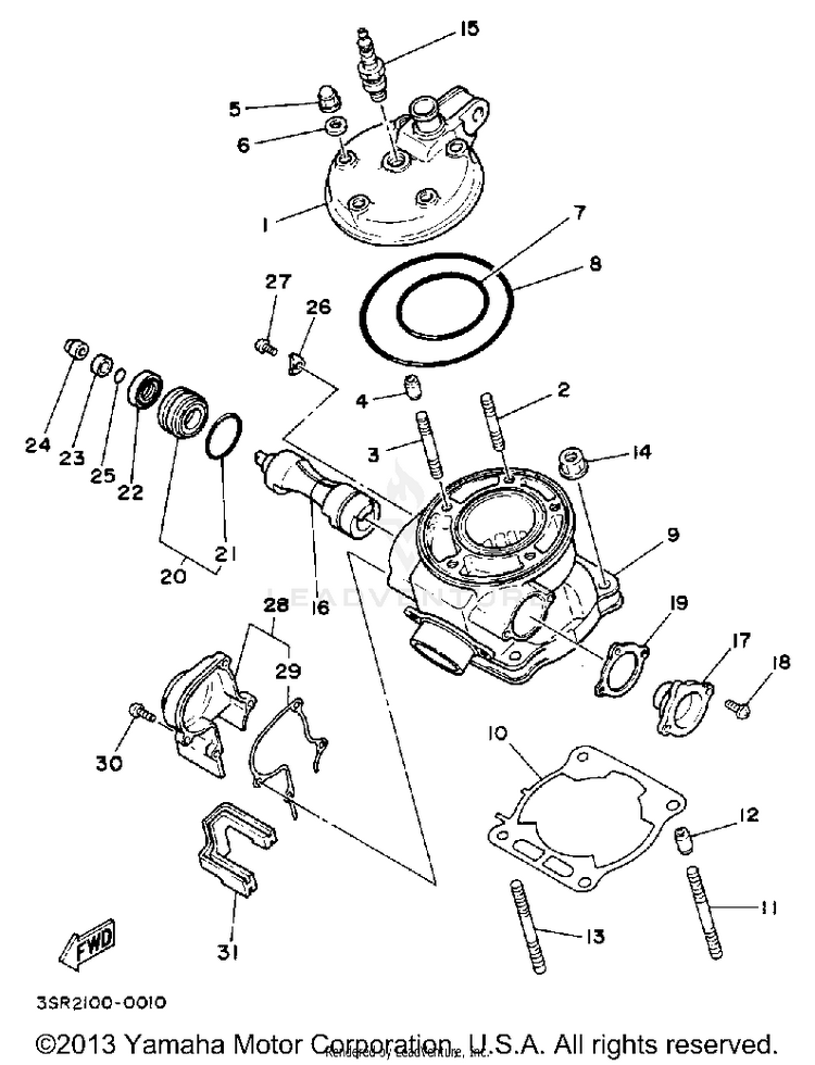 Cylinder Head Schematic