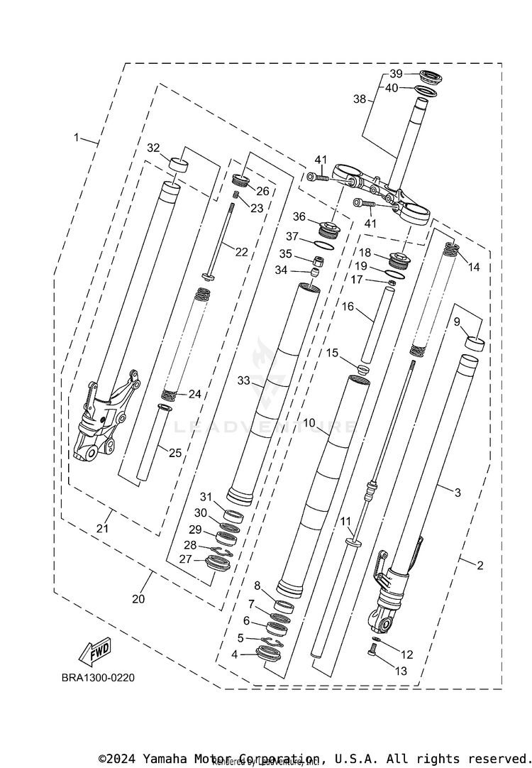 Front Fork Schematic
