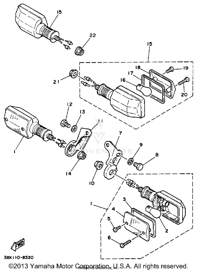 Turnsignal DT50LC - 1990 Schematic