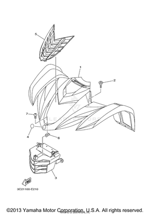Front Fender Schematic