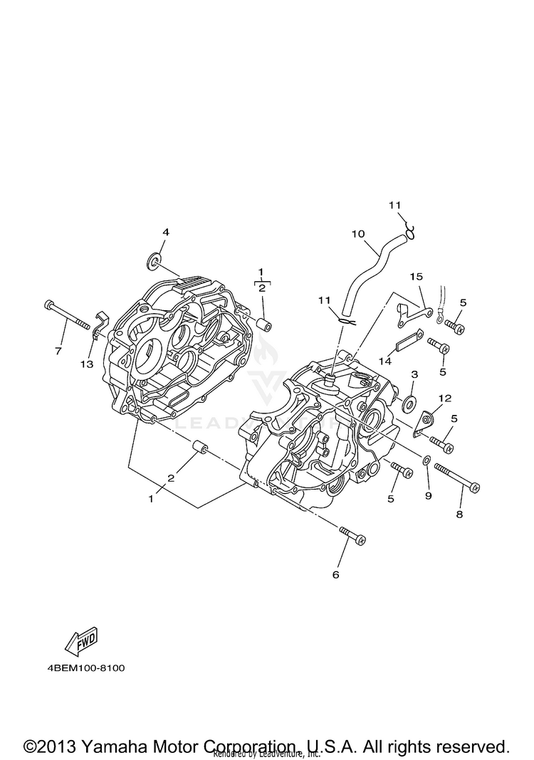 Crankcase Schematic