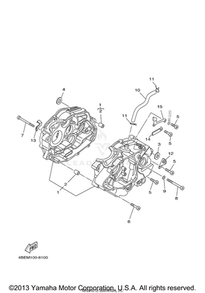 Crankcase Schematic