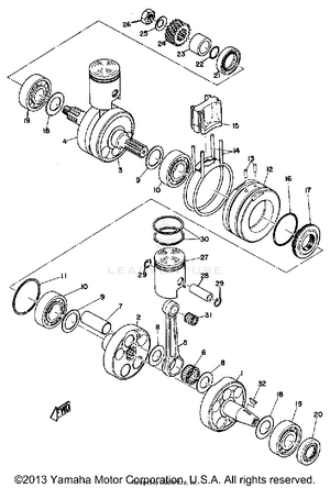 Crank-piston Schematic