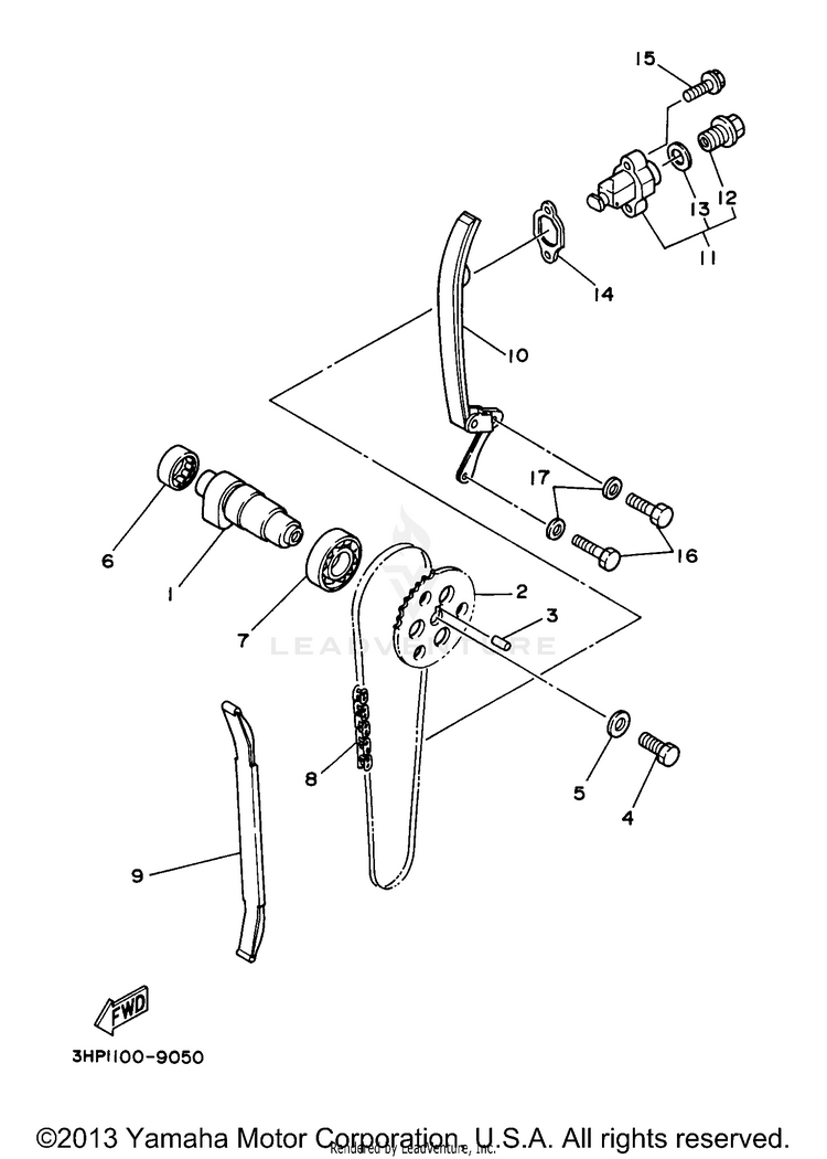 Camshaft Chain Schematic