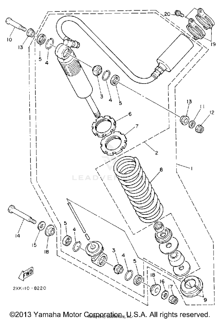 Rear Shocks Schematic