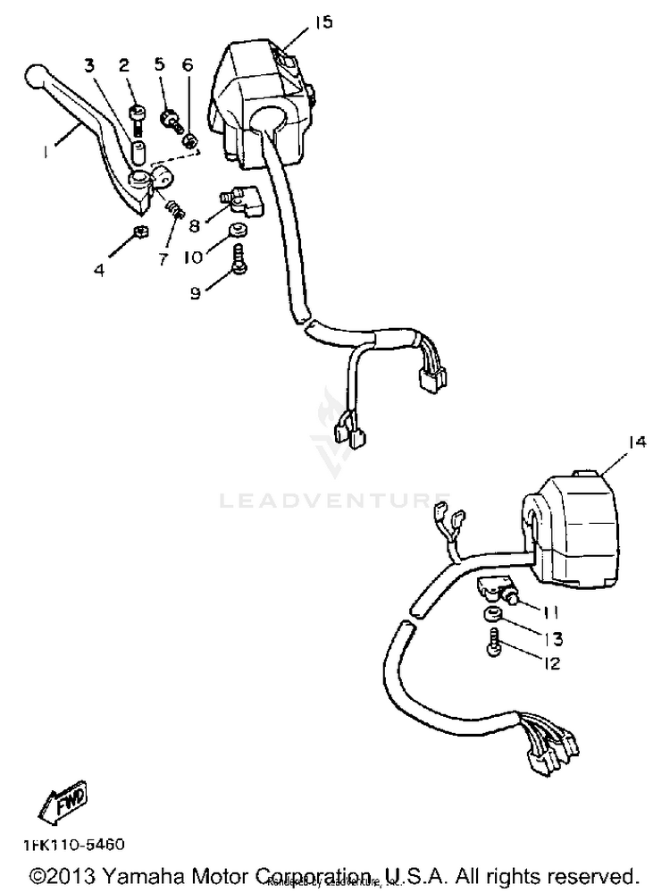 Handle Switch Lever Schematic