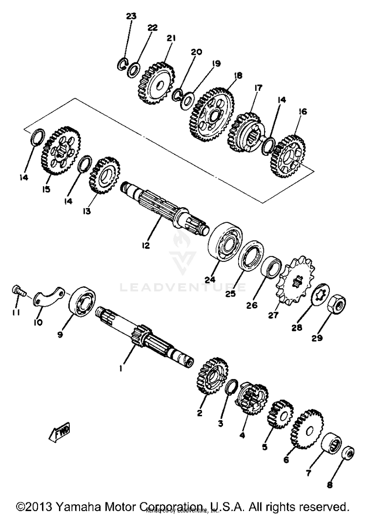 Transmission Yz80e Schematic