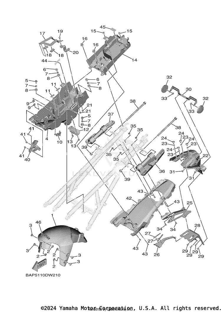 Fender TRACER 9 GT - MTT9GTNCR - 2022 Schematic