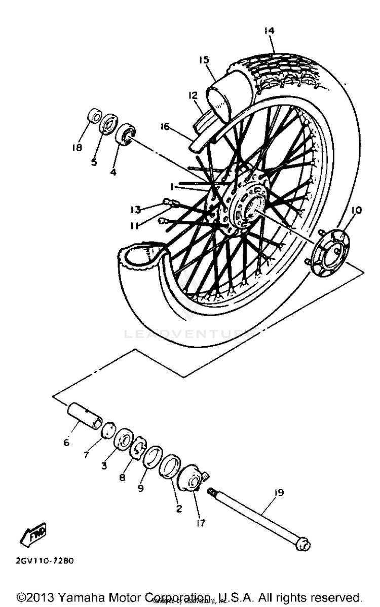 Front Wheel Schematic