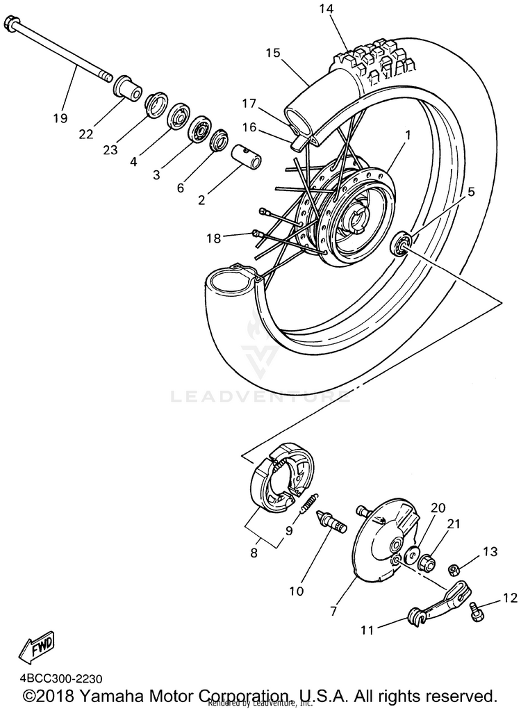 Front Wheel Schematic