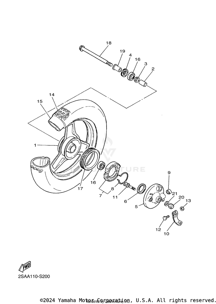 Front Wheel Schematic