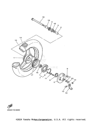 Front Wheel Schematic
