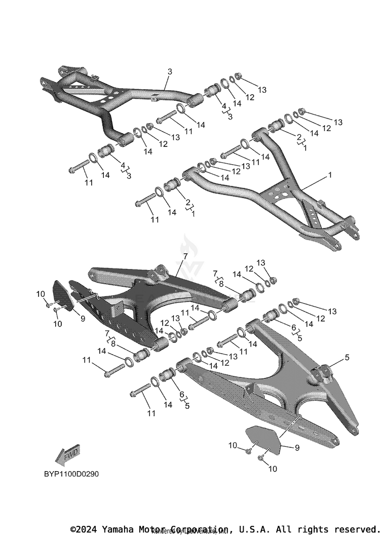 Rear Arm Schematic