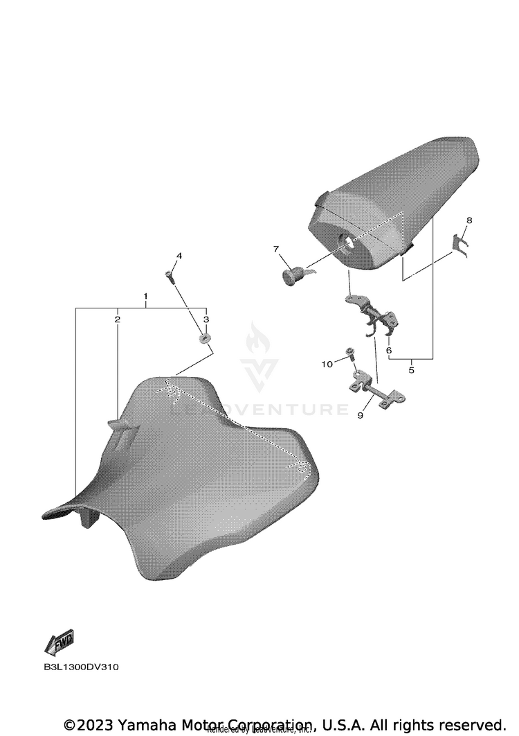 Seat YZFR1 - YZFR1LCB - 2020 Schematic