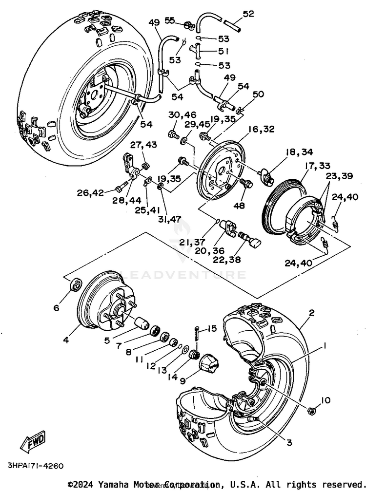 Front Wheel Schematic