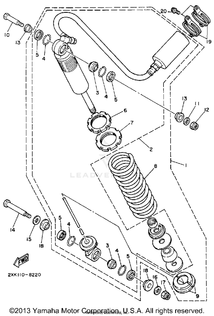Rear Shocks Schematic