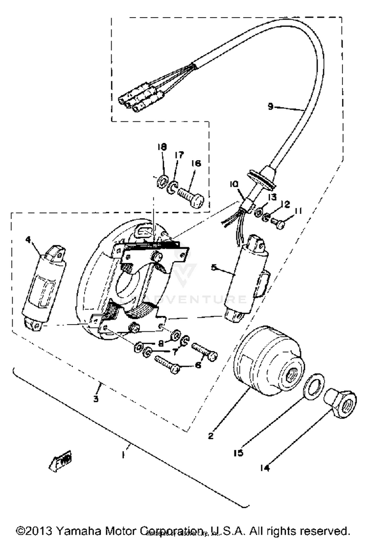 C - D - I - Magneto Yz125d Schematic