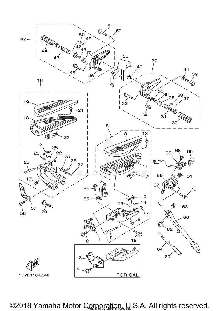 Stand Footrest Schematic