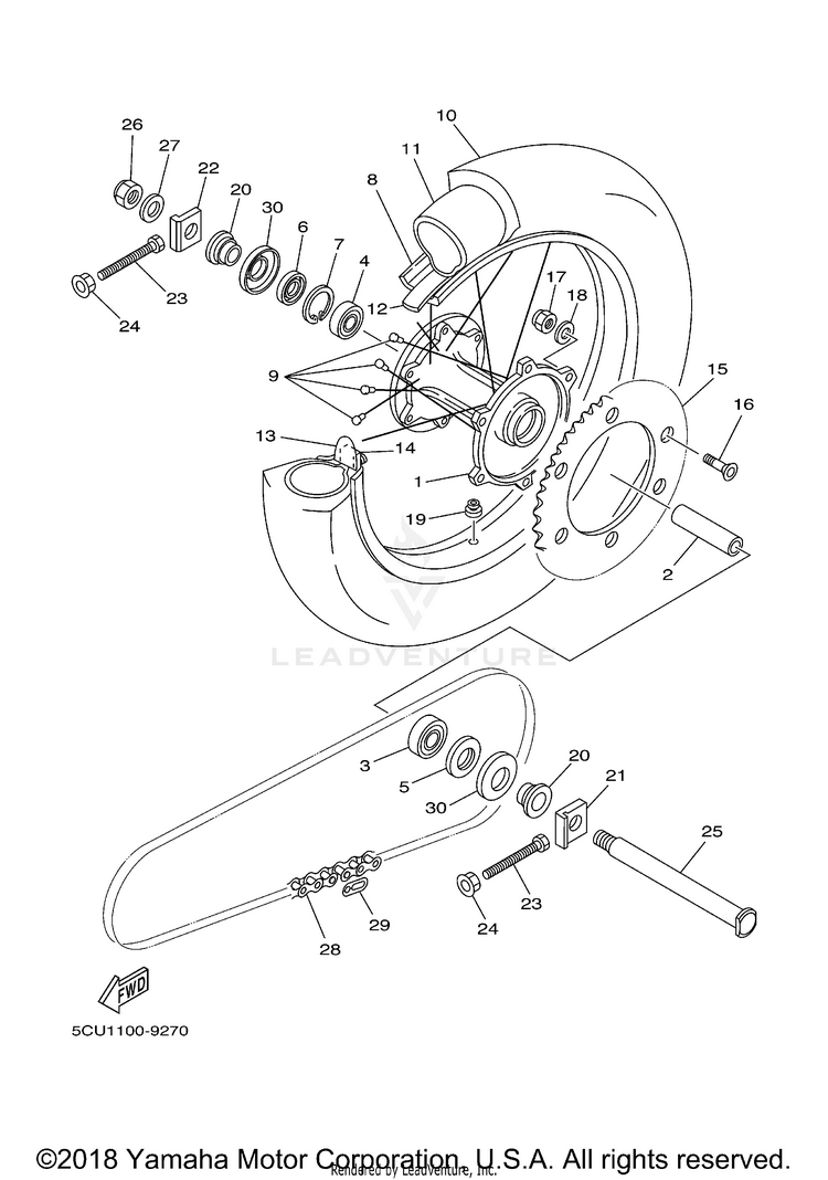 Rear Wheel Schematic